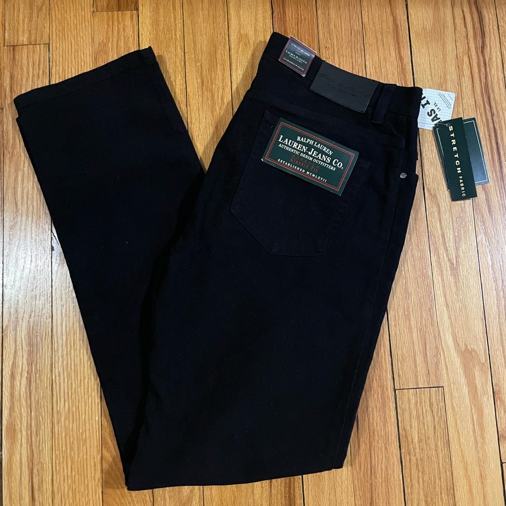 Lauren Jeans Co Ralph Lauren Black Jeans Women’s 8 NWT